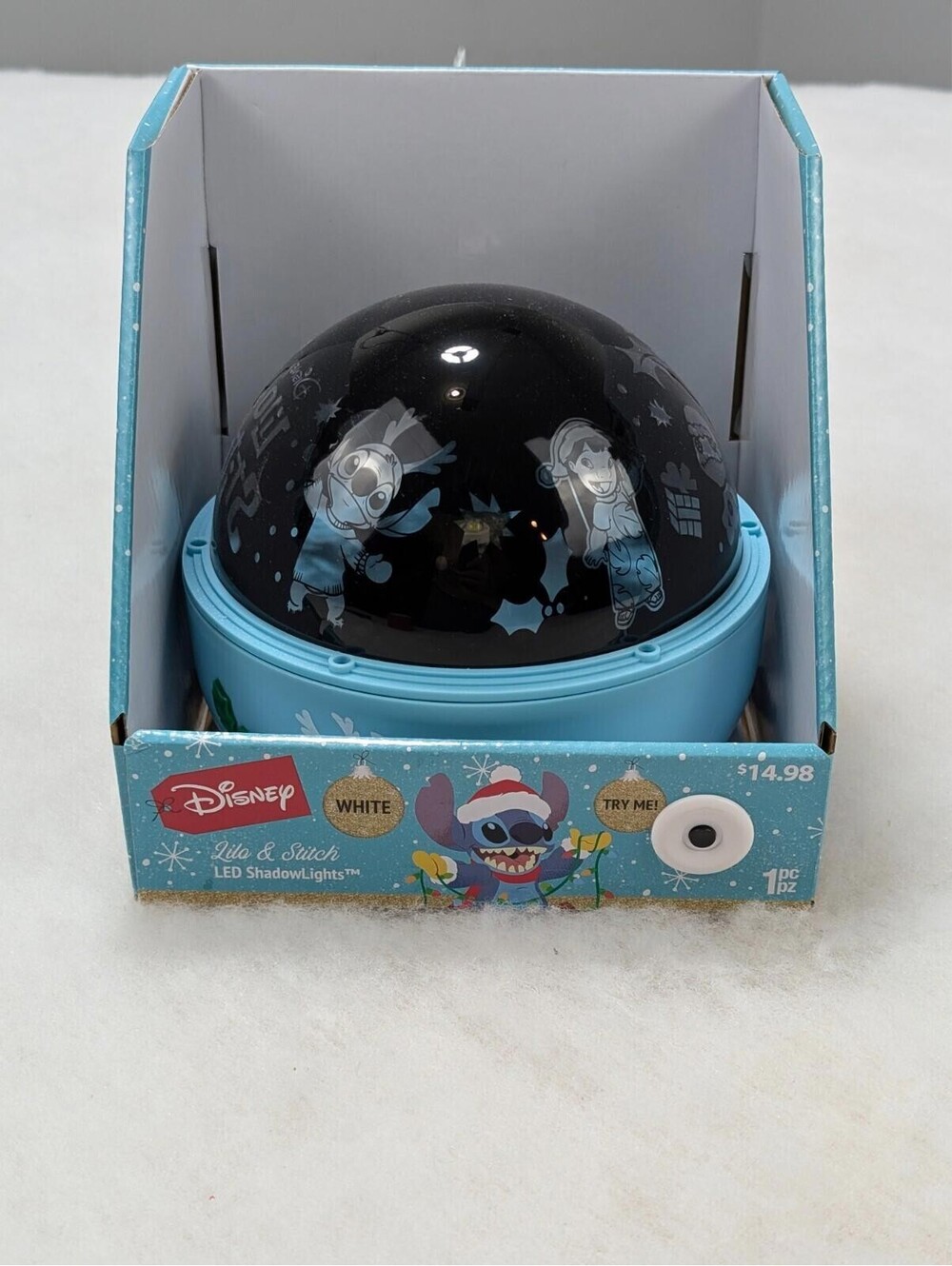 Lilo & Stitch LED ShadowLights Christmas Lightshow Projector Tabletop NEW in Box